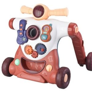 Lära Gå Vagn ActiSteps 4-in-1 Rosa BabyDan