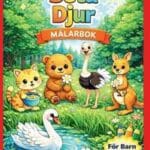 Målarbok Djur för Barn 3-5 År