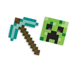 Minecraft Pickaxe & Mask Set Creeper - Minecraft - Leksaksaffären