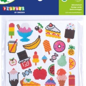 Mönsterkort till Pärlplattor Midi Playbox