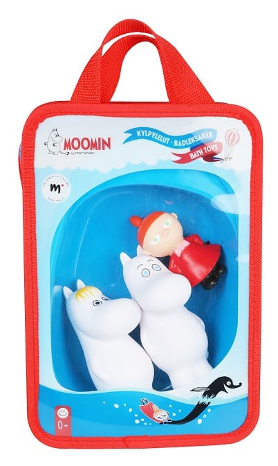 Mumin Badleksak, 3st Figurer, Martinex