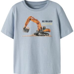 Name It T-shirt - NmmVoto - Blue Dimma/Grävmaskin