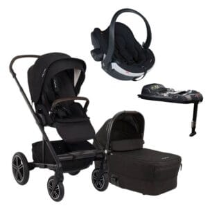 Nuna Mixx Next duovagn + BeSafe Izi Go Modular X2 babyskydd + isofixbas