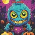 Pastelli, M: Halloween Monster Målarbok för Barn 4-8 År