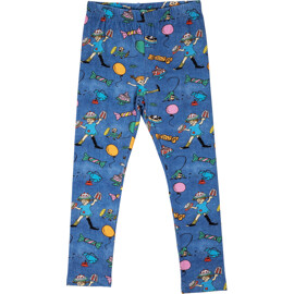 Pippi Långstrump Fest Pippi Leggings Denim 122 cl