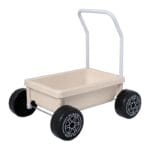 Plasto Lära-gå-vagn med tysta hjul (Beige)