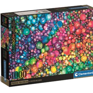 Pussel CB High Quality Collection Colorboom Marbles 1000 bitar, Clementoni