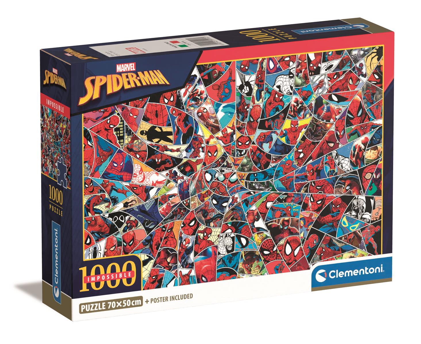 Pussel CB Impossible Spider-Man 1000 bitar, Clementoni