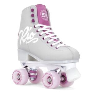 Rio Roller Side By Side Rullskridskor Script Grå/Lila