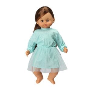 Skrållan Taldocka 45 cm (Mörkt hår)