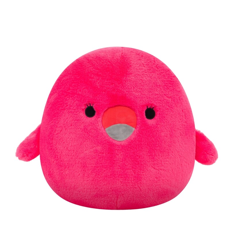 Squishmallows Gosedjur 40 cm Fuzz A Mallows Cookie Flamingo