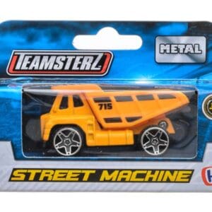 Street Machines 1:64 - Gul Lastbil med Flak