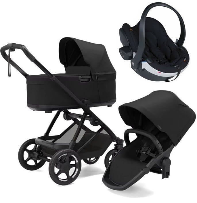 Thule Charm 2-in-1 duovagn + BeSafe Izi Go Modular X2 babyskydd