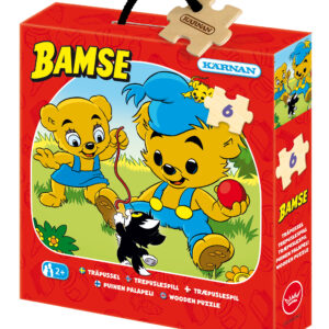 Träpussel Bamse 6 bitar, Kärnan