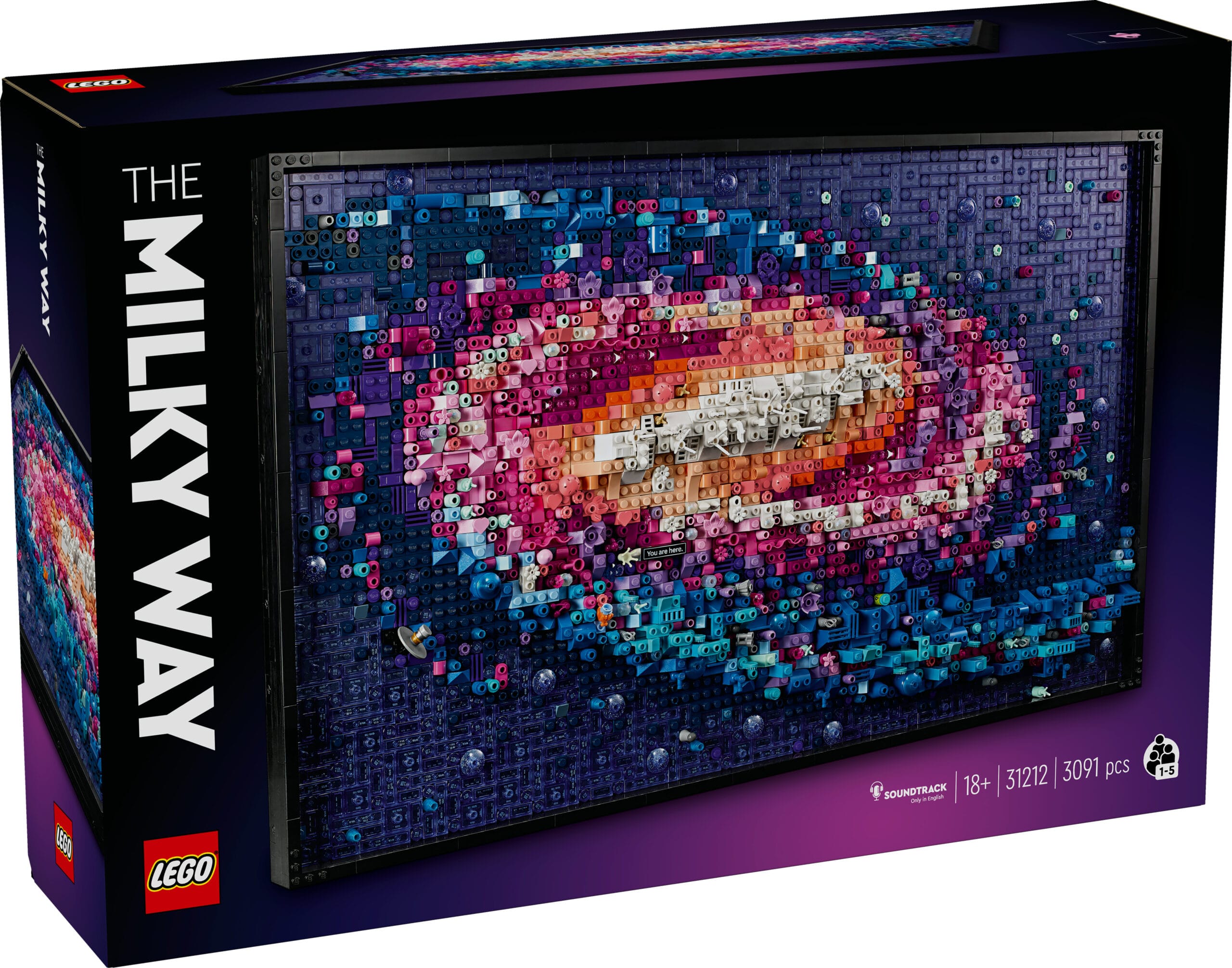 Vintergatans galax LEGO® ART (31212)