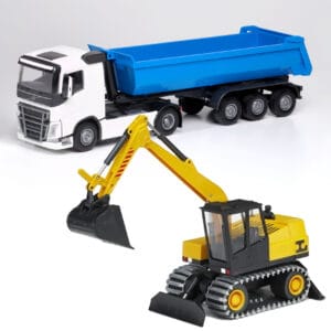 Volvo Semitrailer & Grävmaskin Emek